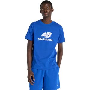 New Balance - Shirt - Blauw/Wit - T-shirt