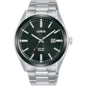 Lorus Watches Rx335ax9 Sports Solar 3 Hands Watch Zilver