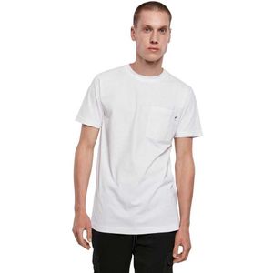 Urban Classics Organic Cotton Basic Pocket Short Sleeve T-shirt 2 Units Wit S Man