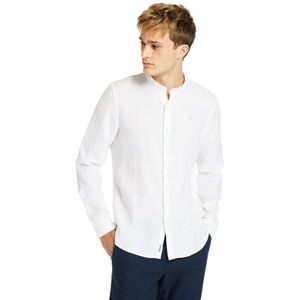 Timberland Mill River Korean Long Sleeve Shirt Wit 3XL Man