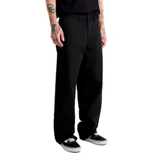 Vansvoor mannen. VN000HZCBLK1 Authentieke zwarte chino broek (28/30), Casual, Polyester