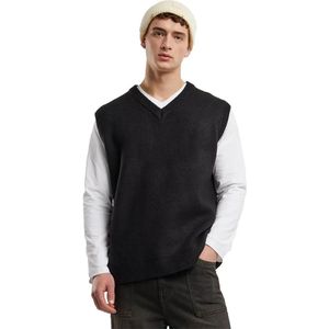 Trui - Effen - Mouwloos - Normale Pasvorm - V-hals