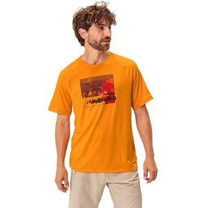 Vaude Gleann Ii Short Sleeve T-shirt Oranje M Man