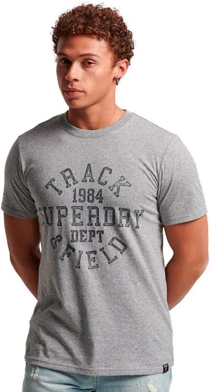Superdry - Athletic College - T-shirt - Relaxed Fit - Korte Mouwen