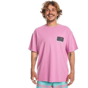 Quiksilver Spin Cycles Short Sleeve T-shirt Roze L Man