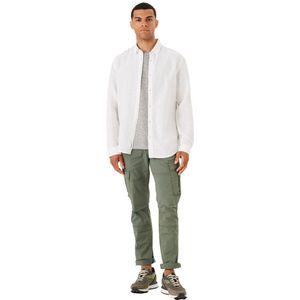Garcia Z1170 Long Sleeve Shirt Wit 2XL Man