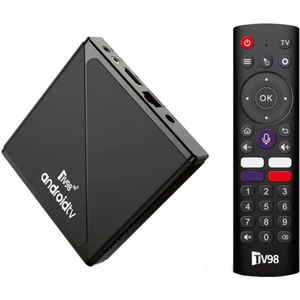Tx Tv98 Atv Pro 8k H313 2gb/16gb Wifi Dual Android 14-android Tv Mediaspeler