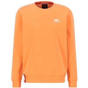 Alpha Industries Basic Small Logo Sweatshirt Oranje 3XL Man