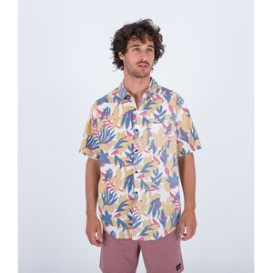Hurley One And Only Lido Stretch Ss Short Sleeve Shirt Veelkleurig S Man