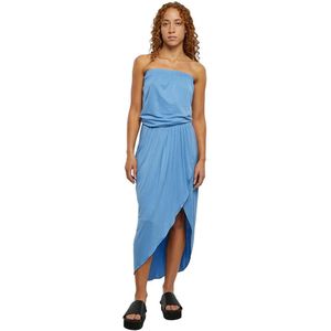 Urban Classics Viscose Sleveless Long Dress Blauw XS Vrouw