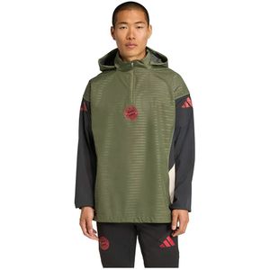 Adidas - Tiro 25/26 Pro - Regen Sweatshirt - Grijs - FC Bayern Embleem