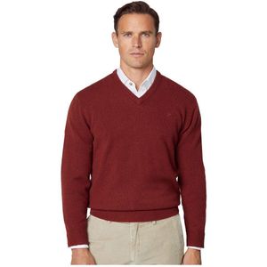 Hackett Hm703024 V Neck Sweater Rood L Man