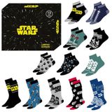 Star Wars - Sokken in Cadeau Box - Geschenk Verpakking - 12 paar - Maat 40 - 46