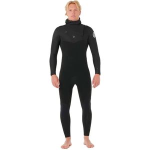 Rip Curl Dawn Patrol 6/4 Mm Lang Mouw Neopreen Pak Met Capuchon En Borst Rits