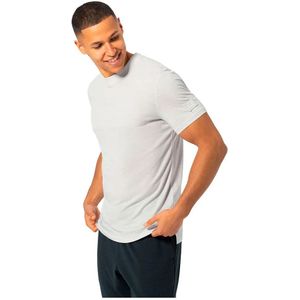 super.natural - M CASUAL RIB BIO J TEE - T-shirt - Zwart - Merinowol