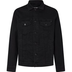 Pepe Jeans Pinners Coated Denim Jacket Zwart XL Man