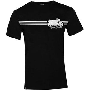 Rusty Stitches Rusty Stripe T-shirt Met Korte Mouwen