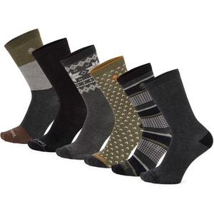 Timberland Giftable Crew Lange Sokken 6 Paren