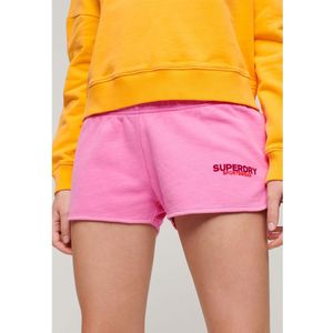 Superdry Sportswear Logo Racer Sweat Shorts Roze S Vrouw