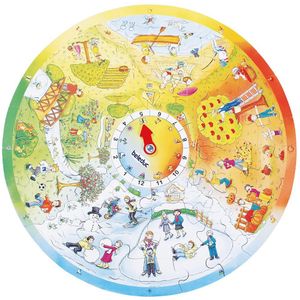 Beleduc Xxl Learning 4 Seasons 49 Pieces Puzzle Geel