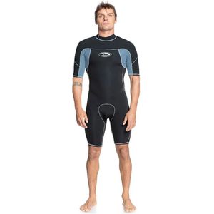 Quiksilver Cp Saturne 2/2 Korte Mouw Neopreen Pak Met Rits Op De Rug