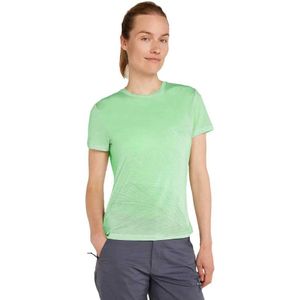 Icebreaker - Merino Core Plume - T-shirt - Groen - Korte Mouwen