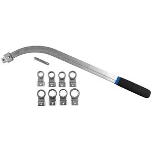 Jbm Curved Set For Belt Removal With Interchangeable Head Vaste Sterringsleutel