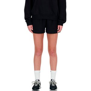 New Balance Sport Essentials French Terry Shorts Zwart XL Vrouw