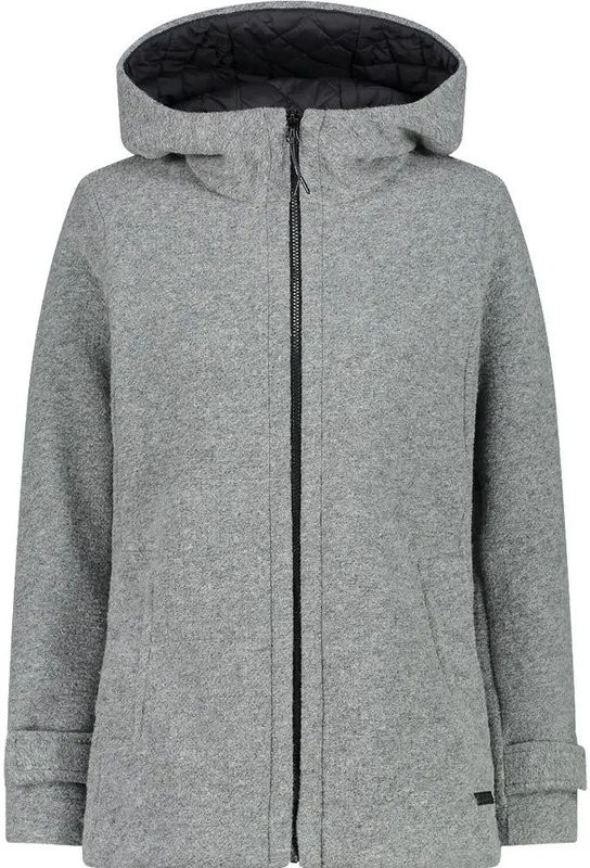CMP - Wooltech Hoodie - Dames - Gerecycled Wol - Urban Snit
