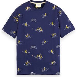 Scotch & Soda 175567 T-shirt Met Korte Mouwen