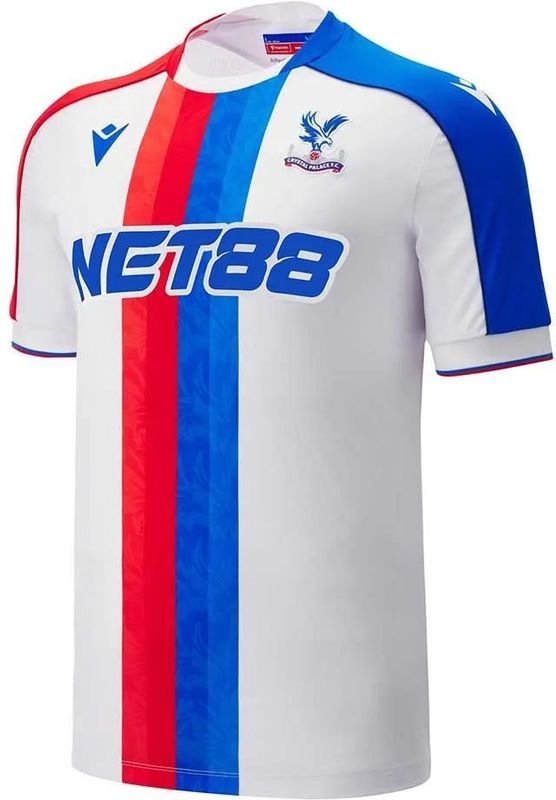 Macron - Crystal Palace FC 25/26 - Thuis T-shirt - Rood en Blauw - Korte Mouwen