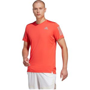 Adidas Own The Run Short Sleeve T-shirt Rood S / Regular Man