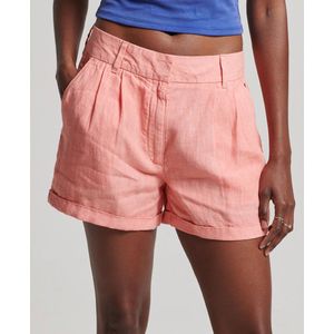 Superdry Studios Overdyed Linen Shorts Roze 2XS Vrouw