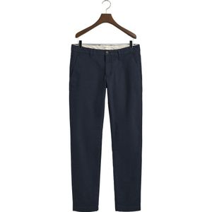 Gant Comfort Super Slim Fit Chino Pants Blauw 33 / 32 Man