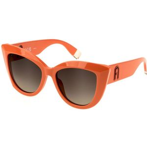 Furla Sfu711 Sunglasses Oranje Brown Gradient Brown / CAT3 Man