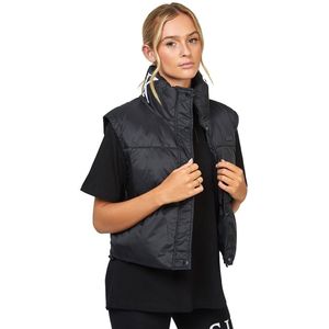 Siksilk Cropped Vest Zwart 2XS Vrouw