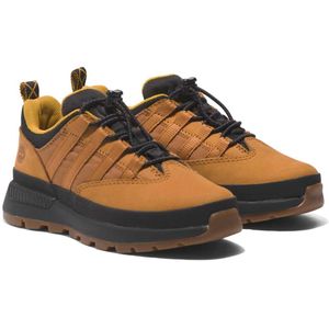 Timberland Euro Trekker Low Fabric Leather Junior Hiking Shoes Beige EU 36