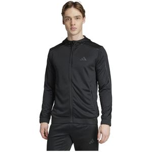 adidas - Performance - Capuchonsweatvest - Zwart - 1-delig
