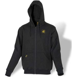 Black Cat Sweatshirt Met Rits