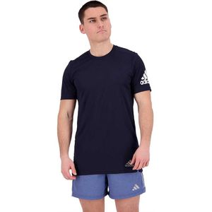 Adidas Run It Short Sleeve T-shirt Blauw S / Regular Man