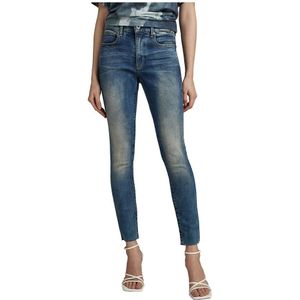 G-star 3301 Skinny Ankle Fit Jeans Blauw 25 / 32 Vrouw