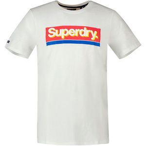 Superdry Vintage Cl Seasonal Mw T-shirt Wit 2XL Man