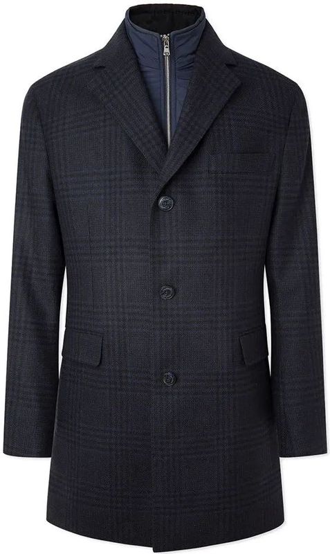 Hackett - HM403064 - Slabbetje - Marineblauw - Wol - Lange Mouwen