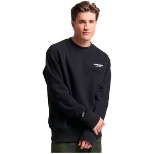 Superdry Luxury Sport Loose Fit Sweatshirt Zwart M Man