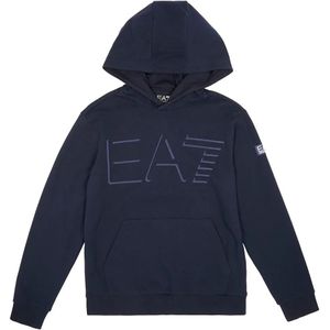 EA7 - Train Logo Series - Sweatshirt - Zwart - Casual - Katoen