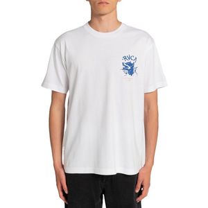 Rvca Guard Dog Short Sleeve T-shirt Wit L Man