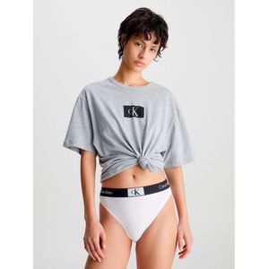 Calvin Klein Underwear 000qs6945e Short Sleeve Crew Neck Base Layer Grijs L Vrouw
