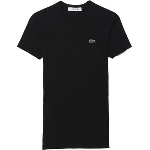 Lacoste Tf5538 Short Sleeve T-shirt Zwart 32 Vrouw