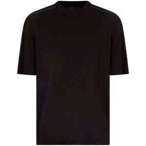 Armani Exchange - XM000322AF10361UC001 - T-shirt - Zwart - Katoen - Korte Mouwen