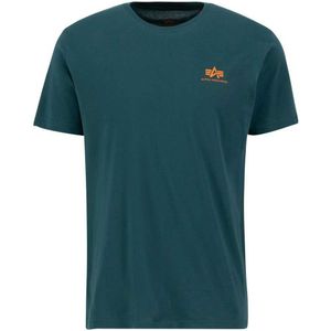 Alpha Industries Backprint Short Sleeve T-shirt Groen 2XL Man